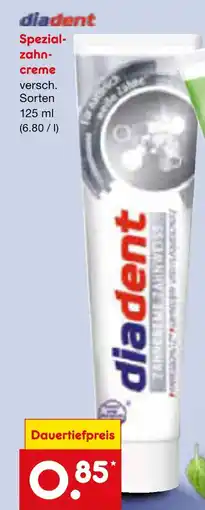 Netto Marken-Discount Diadent spezialzahncreme Angebot