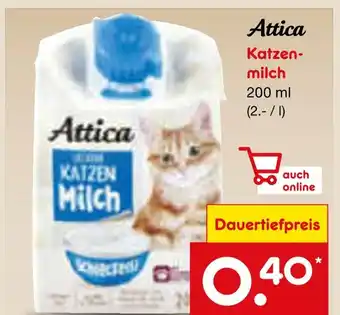 Netto Marken-Discount Attica katzenmilch Angebot