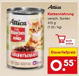 Netto Marken-Discount Attica katzennahrung Angebot