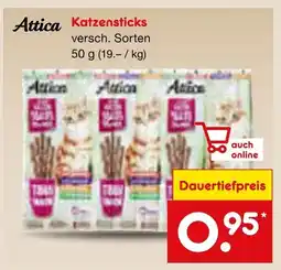 Netto Marken-Discount Attica katzensticks Angebot