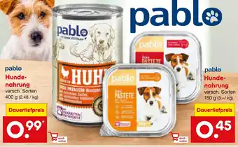 Netto Marken-Discount Pablo hundenahrung Angebot