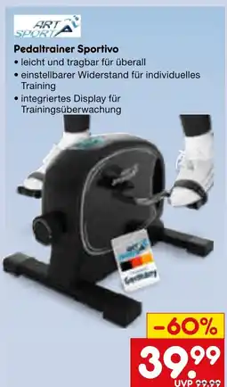 Netto Marken-Discount Art sport pedaltrainer sportivo Angebot