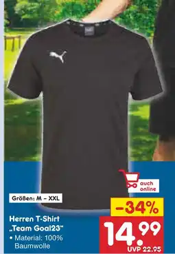 Netto Marken-Discount Puma herren t-shirt team goal23 Angebot
