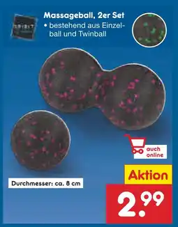 Netto Marken-Discount Massageball, 2er set Angebot