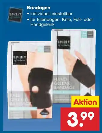 Netto Marken-Discount Bandage Angebot