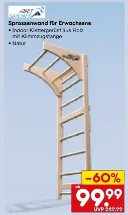 Netto Marken-Discount Art sport sprossenwand für erwachsene Angebot