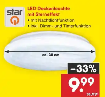 Netto Marken-Discount Star led deckenleuchte mit sterneffekt Angebot