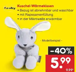 Netto Marken-Discount Fashy kuschel-wärmekissen Angebot