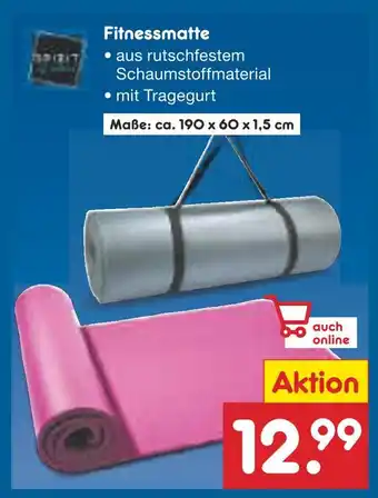 Netto Marken-Discount Fitnessmatte Angebot
