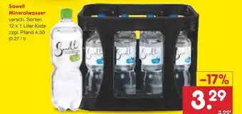 Netto Marken-Discount Sawell mineralwasser Angebot