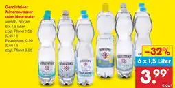 Netto Marken-Discount Gerolsteiner mineralwasser Angebot