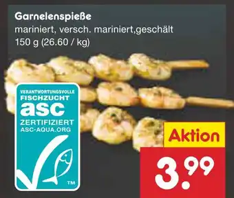 Netto Marken-Discount Garnelenspieße Angebot