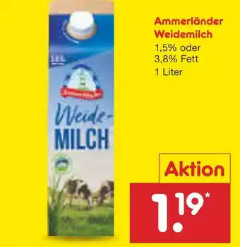 Netto Marken-Discount Ammerländer weidemilch Angebot
