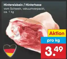 Netto Marken-Discount Hintereisbein oder hinterhaxe Angebot