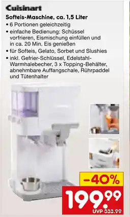 Netto Marken-Discount Cuisinart softeis-maschine Angebot