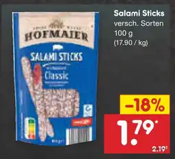 Netto Marken-Discount Hofmaier salami sticks Angebot