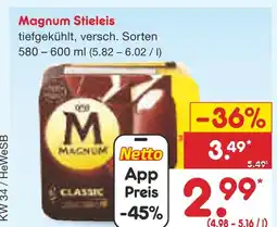 Netto Marken-Discount Magnum stieleis Angebot