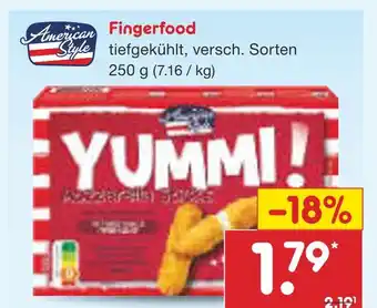 Netto Marken-Discount American style fingerfood Angebot