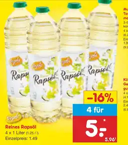 Netto Marken-Discount Vegola reines rapsöl Angebot
