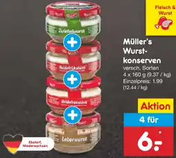 Netto Marken-Discount Müller's wurstkonserven Angebot