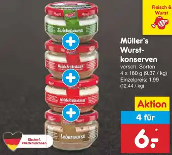 Netto Marken-Discount Müller's wurstkonserven Angebot