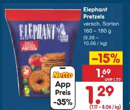 Netto Marken-Discount Elephant pretzels Angebot