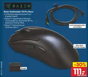 Netto Marken-Discount Razer razer deathadder v3 pro maus Angebot
