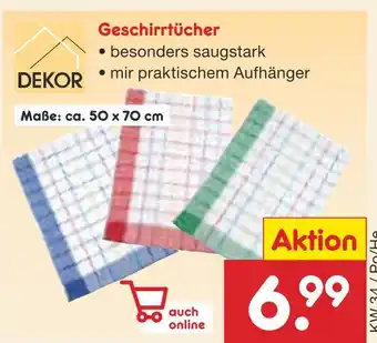 Netto Marken-Discount Dekor geschirrtücher Angebot