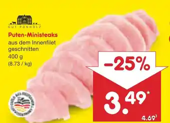 Netto Marken-Discount Gut ponholz puten-ministeaks Angebot