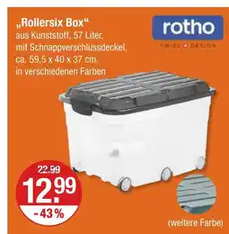 V Markt Rotho rollersix box Angebot