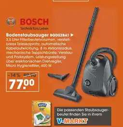 V Markt Bosch bodenstaubsauger bgds2ba1 Angebot