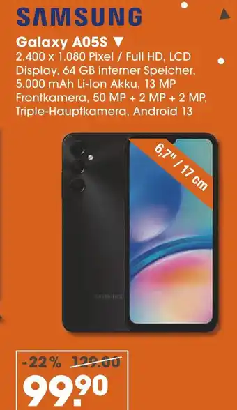 V Markt Samsung galaxy a05s Angebot