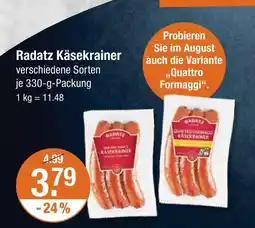 V Markt Radatz käsekrainer Angebot