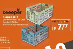 V Markt Keeper klappbox Angebot