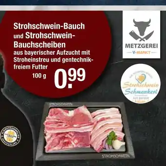 V Markt Metzgerei v-markt strohschwein-bauch Angebot
