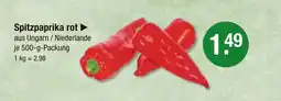 V Markt Spitzpaprika rot Angebot