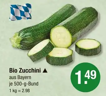 V Markt Bio zucchini Angebot