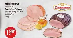 V Markt Zimmermann honigschinken Angebot