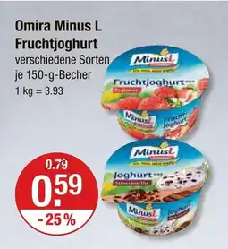 V Markt Omira minus l fruchtjoghurt erdbeere Angebot