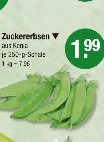 V Markt Zuckererbsen Angebot