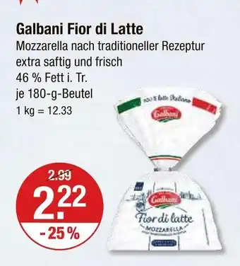 V Markt Galbani fior di latte Angebot