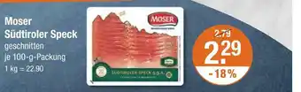 V Markt Moser südtiroler speck geschnitten Angebot