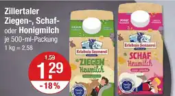 V Markt Erlebnis sennerei zillertal ziegen-heumilch Angebot