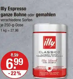 V Markt Illy espresso ganze bohne Angebot