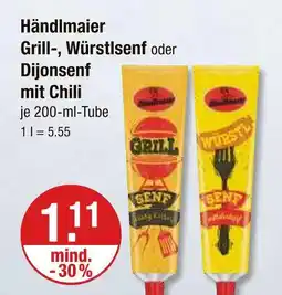 V Markt Händlmaier grill-senf Angebot