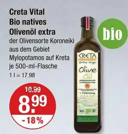 V Markt Creta vital bio natives olivenöl extra Angebot