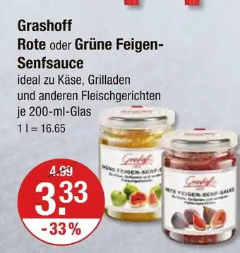 V Markt Grashoff rote feigen-senfsauce Angebot