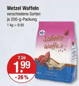 V Markt Wetzel waffeln Angebot