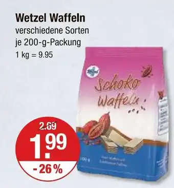 V Markt Wetzel waffeln Angebot