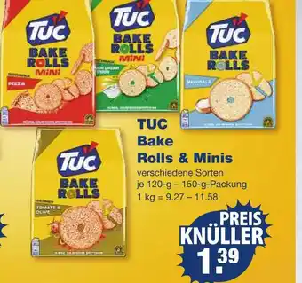 V Markt Tuc bake rolls pizza Angebot